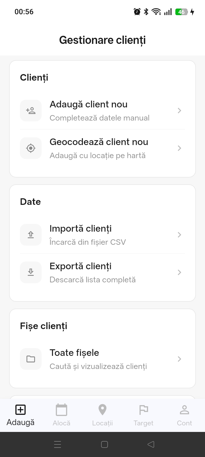 AgentX fisa client cu istoric