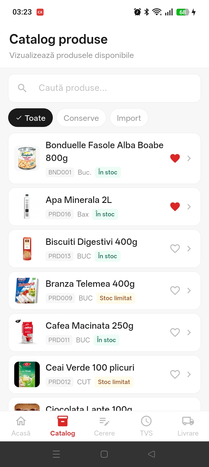 ClientX cerere de oferta